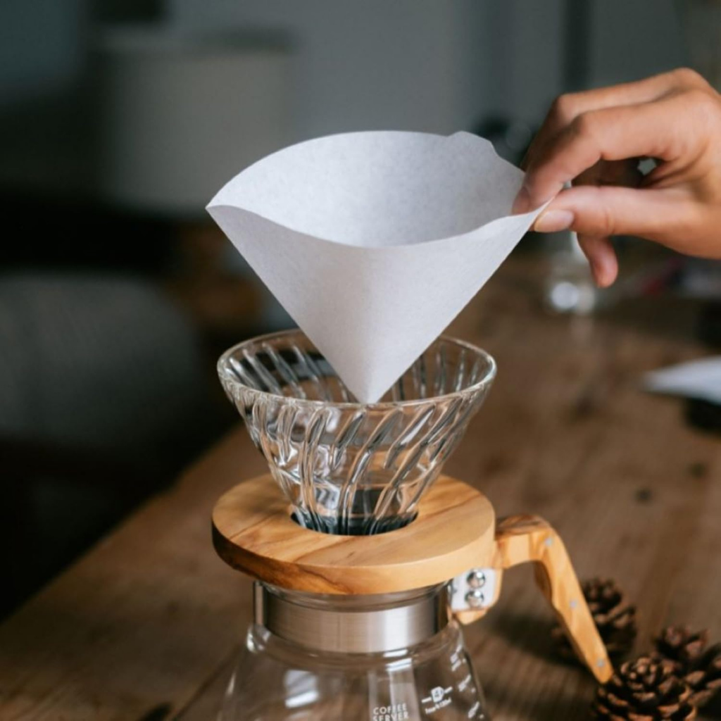 HARIO paper coffee filters - V60 pour over filters for clean coffee brewing