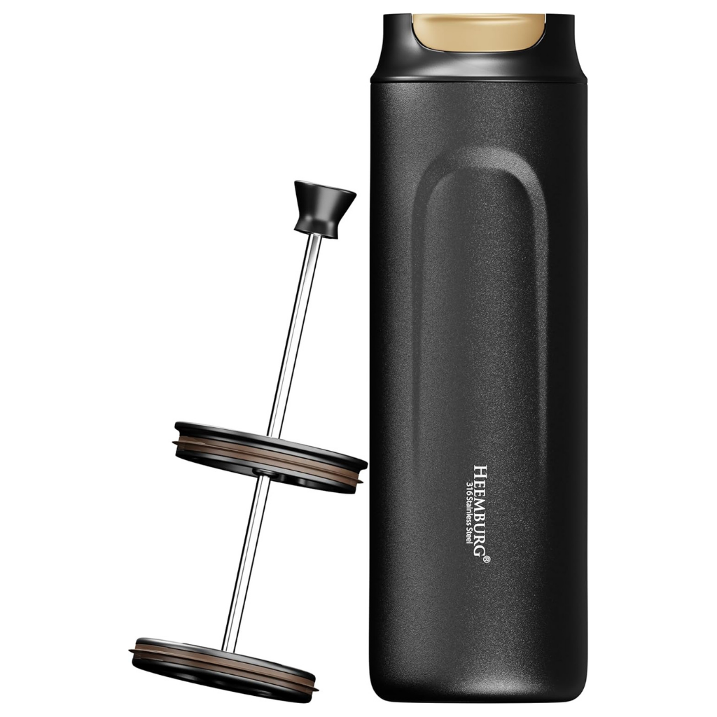 Heemburg travel french press - portable coffee maker for coffee on the go