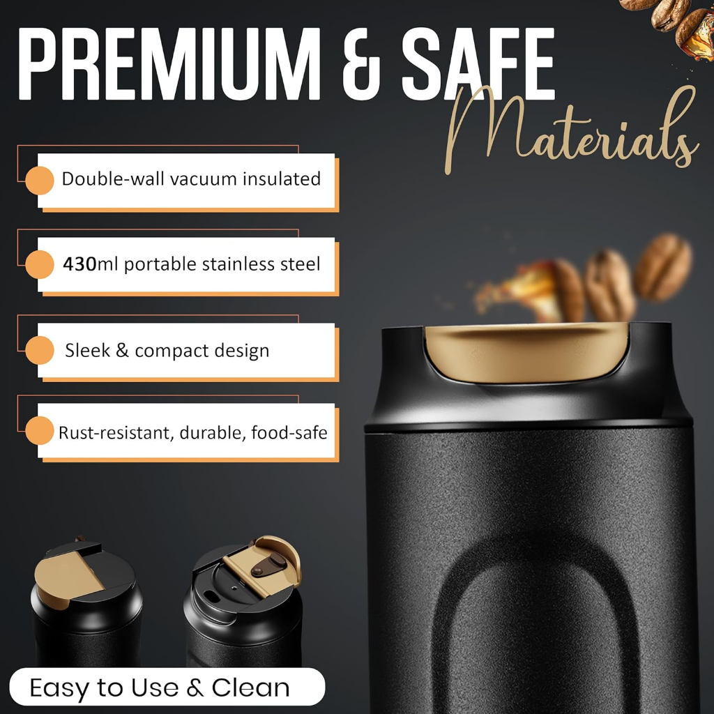 Heemburg travel french press - portable coffee maker for coffee on the go